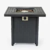 28-inch Iron Square Propane Fire Pit Table - Image 5