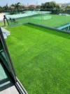 3FTX10FT Outdoor Artificial Grass Runner Rug, Thick Realistic Fake Grass Roll Decor Patio Balcony Garden Lawn, Dog Pets Turf Drain Mat, 1.38" Pile Height - Image 3