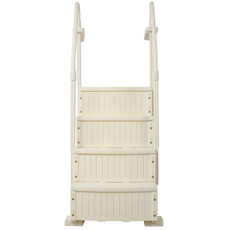 Pool Ladder Heavy-Duty 4 Safety Step for Above Ground Pools Stair Entry System with Handrails 400lbs  - Image 2