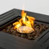 28-inch Iron Square Propane Fire Pit Table - Image 2