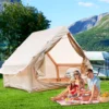 Inflatable Tent With Pump,Glamping Tents For 4-6 Person, Easy Setup 4 Season Waterproof Outdoor Tent,Waterproof Luxury Glamping Tent with 12 Mesh Window - Image 11
