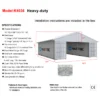 40FT x 36FT Container Roof Kit – Heavy-Duty Steel Shelter (No Containers) - The customer must have unloading capabilities, such as a forklift or crane - Image 12