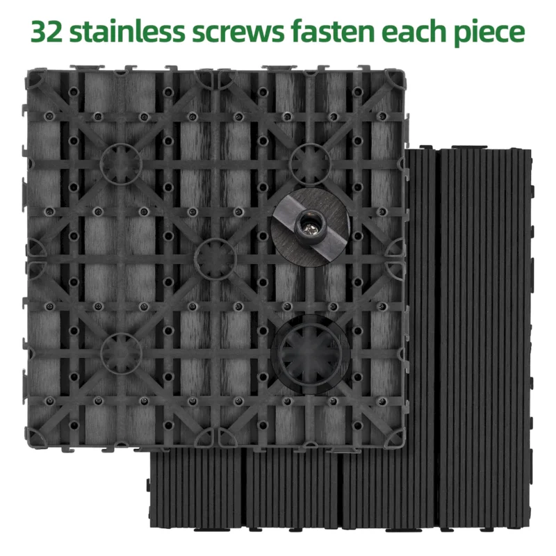 Tiles 9PCS - Waterproof Outdoor and Indoor Flooring for Patio, Balcony, Porch, Backyard, Bedroom - Image 10