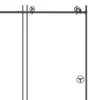 60" W x 76" H Sliding Frameless Shower Door in Matte Black with Clear Glass - Image 13