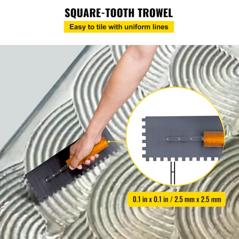 Shower Curb Kit, 38"x60" Watertight Shower Curb Overlay with 4" ABS Central Bonding Flange, 4" Stainless Steel Grate, 2 Cuttable Shower Curb and Trowel, Shower Pan Slope Sticks Fit for Bathroom - Image 2