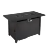 25'' H x 42'' W Steel Outdoor Fire Pit Table with Lid - Image 4