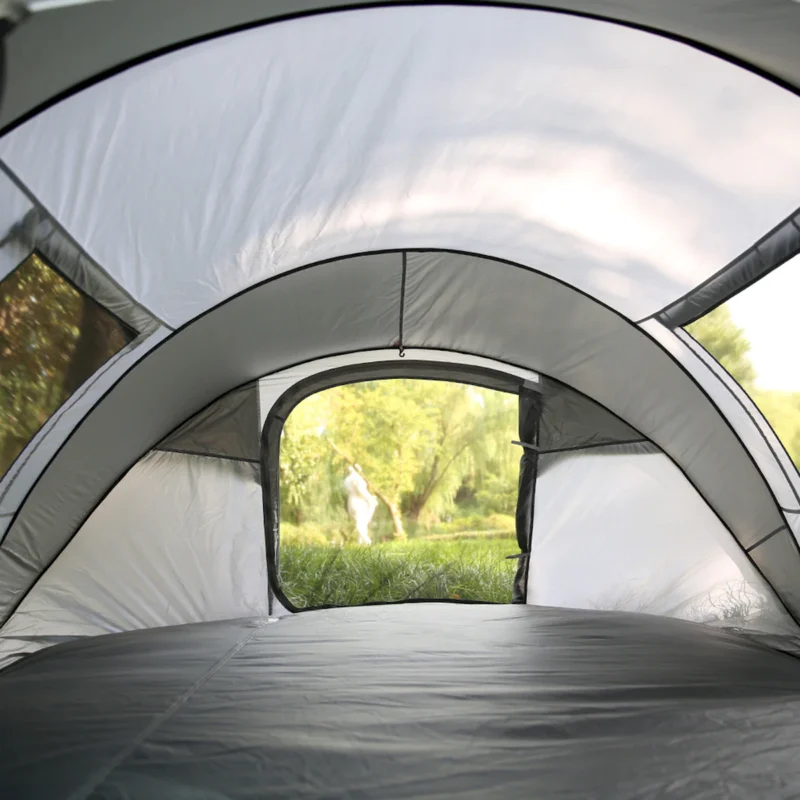 4-6 Persons White + Gray Pop-Up Boat Tent  - Image 8
