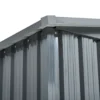 Metal Storage Shed with Double Doors, Heavy-Duty Galvanized Steel Outdoor Garden Shed for Tools, Lawn Equipment, and Yard Storage (72.8"Hx68.9"Dx87.8"W)  - Image 19