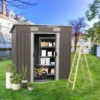 6ft x 4ft Outdoor Metal Storage Shed - Image 7