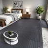 24 pieces of dark gray outdoor terrace deck tiles, DIY interlocking decking floor tiles, easy to install patio tiles, suitable for indoor and outdoor balcony backyard poolside DARK GRAY - Image 3