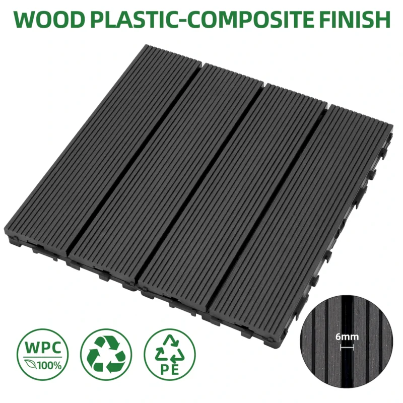 Tiles 9PCS - Waterproof Outdoor and Indoor Flooring for Patio, Balcony, Porch, Backyard, Bedroom - Image 9