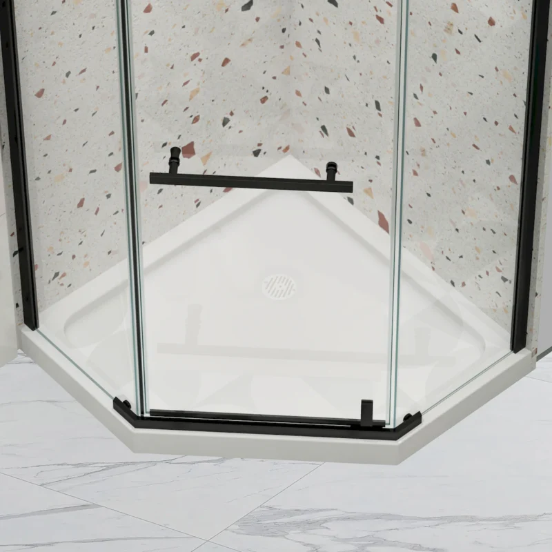 36*36*3.55 INCH Neo-Angle Shower Base For Bathroom Shower Door --White - Image 4