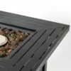 28-inch Iron Square Propane Fire Pit Table - Image 15