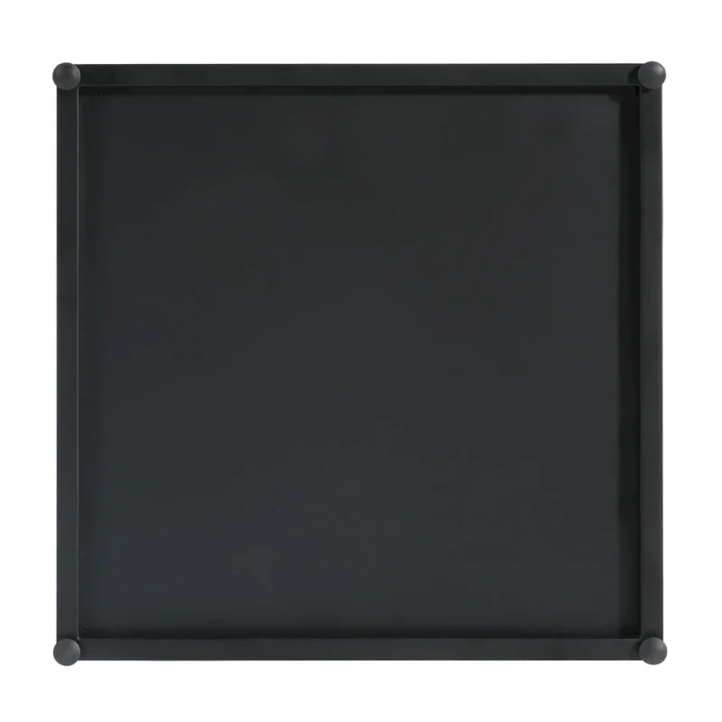 Outdoor Metal Tank Holder Side Table, Matte Black - Image 14