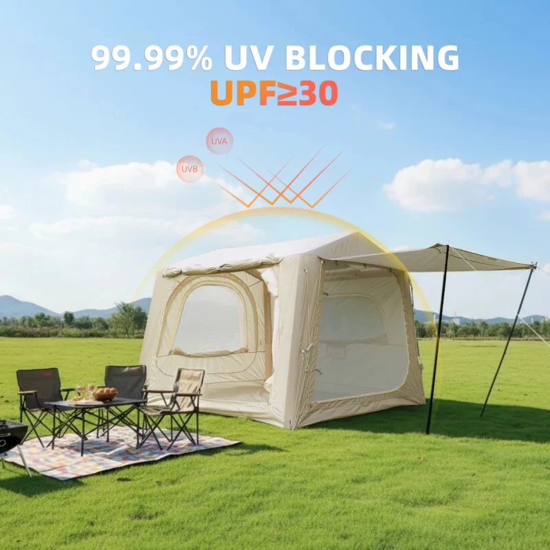 Inflatable Tents for Camping,suv tent , Easy Setup InflatableTent 4 Season Tent, Waterproof Oxford Air Glamping Tents for Camping Adult 4/6/8 Person - Image 10