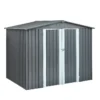 Metal Storage Shed with Double Doors, Heavy-Duty Galvanized Steel Outdoor Garden Shed for Tools, Lawn Equipment, and Yard Storage (72.8"Hx68.9"Dx87.8"W)  - Image 18