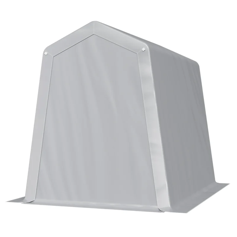 Outdoor Storage Shelter Shed 6x8 ft Waterproof Portable Canopy Carport Tent - Image 8