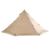 Hot Tent for 4 Persons, Portable Winter Tipi Tent with Stove Jack, Waterproof Canvas Camping Tents, Lightweight 4 Season Shelter Tents for Hiking Fishing Backpacking, M Size - Image 6