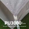 5.76 m ² Inflatable Tents for Camping with canopy, Blow Up Tent with Hand Pump, Easy Setup InflatableTent 4 Season Tent, Waterproof Oxford Air Glamping Tents for Camping Adult 2-3 Person - Image 8