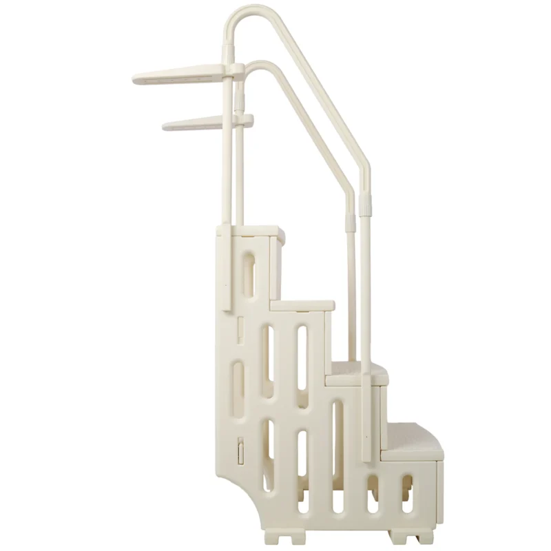 Pool Ladder Heavy-Duty 4 Safety Step for Above Ground Pools Stair Entry System with Handrails 400lbs  - Image 11