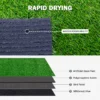 (2Pack)3.3FTx10FT Artificial Grass Realistic Synthetic Thick Fake Faux Grass Rug Astroturf Carpet Landscape for Dogs Indoor Outdoor Garden Lawn Mat, with Drainage Holes  - Image 6