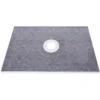 Shower Curb Kit, 38"x60" Watertight Shower Curb Overlay with 4" ABS Central Bonding Flange, 4" Stainless Steel Grate, 2 Cuttable Shower Curb and Trowel, Shower Pan Slope Sticks Fit for Bathroom - Image 8
