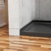 Goodyo 36"x36" Shower Base 3.5" Height Anti-slip Acrylic Center Drain Single Threshold Shower Base in Slate Black - Image 3
