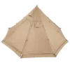 Hot Tent for 4 Persons, Portable Winter Tipi Tent with Stove Jack, Waterproof Canvas Camping Tents, Lightweight 4 Season Shelter Tents for Hiking Fishing Backpacking, M Size - Image 5