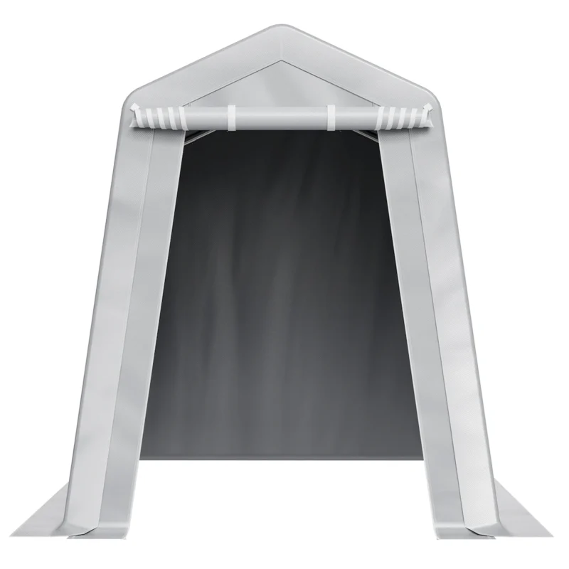 Outdoor Storage Shelter Shed 6x8 ft Waterproof Portable Canopy Carport Tent - Image 7