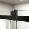 56" - 60" W x 76" H Frameless Soft-closing Single Sliding Shower Door, 3/8" (10mm) Tempered Glass with Easy-cleaning Nano-Coating, Matte Black 22D01-60MB - Image 11