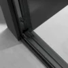 60'' W x 74'' H Door Sliding Frameless Shower Door with 6mm Tempered Glass LYM-02 Mat Black  - Image 9