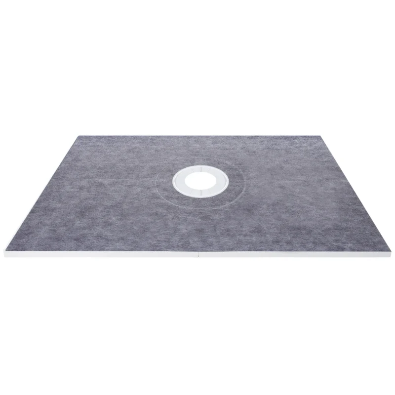 Shower Curb Kit, 38"x60" Watertight Shower Curb Overlay with 4" ABS Central Bonding Flange, 4" Stainless Steel Grate, 2 Cuttable Shower Curb and Trowel, Shower Pan Slope Sticks Fit for Bathroom - Image 7