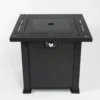 28" Propane Gas Fire Pit Table, 50000 BTU Square Steel Fire Pit for Outside Patio Deck Garden Backyard-Black - Image 8