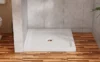 Goodyo 36"x36" Shower Pan 3.3" Height Double Threshold Shower Base in Slate White, Anti-slip Acrylic, Center Drain (no Drain Sets)  - Image 4