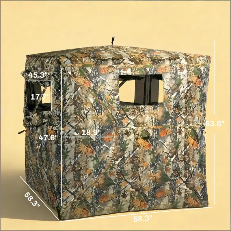 All-Weather Shelter,Hunting Blind,See Through Pop Up Blind - Image 2