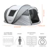 4-6 Persons White + Gray Pop-Up Boat Tent  - Image 4