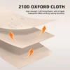 5.76 m ² Inflatable Tents for Camping with canopy, Blow Up Tent with Hand Pump, Easy Setup InflatableTent 4 Season Tent, Waterproof Oxford Air Glamping Tents for Camping Adult 2-3 Person - Image 6