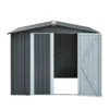 Metal Storage Shed with Double Doors, Heavy-Duty Galvanized Steel Outdoor Garden Shed for Tools, Lawn Equipment, and Yard Storage (72.8"Hx68.9"Dx87.8"W)  - Image 16