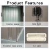 6ft x 4ft Outdoor Metal Storage Shed - Image 3