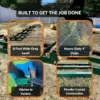 The Original 4FT Drag Harrow Driveway Grader, 46 LB Heavy Duty Tow Behind Lawn and Landscape Rake, Gravel Driveway Drag, Power Rake , Lawn Leveler  - Image 9