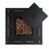 28" Propane Gas Fire Pit Table, 50000 BTU Square Steel Fire Pit for Outside Patio Deck Garden Backyard-Black - Image 7