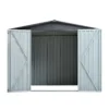 Metal Storage Shed with Double Doors, Heavy-Duty Galvanized Steel Outdoor Garden Shed for Tools, Lawn Equipment, and Yard Storage (72.8"Hx68.9"Dx87.8"W)  - Image 15