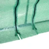 Outsunny 9' x 3' x 3' Portable Mini Greenhouse Outdoor Garden with Large Zipper Doors and Water/UV PE Cover, Green  - Image 5