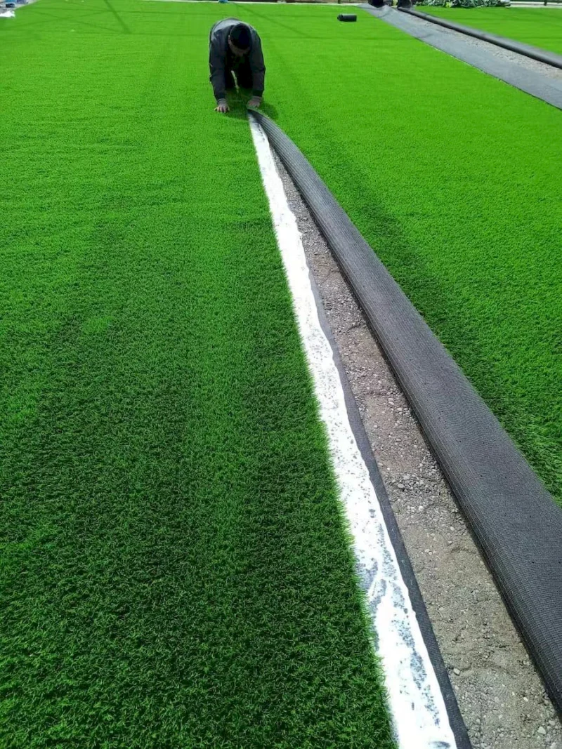 3FTX10FT Outdoor Artificial Grass Runner Rug, Thick Realistic Fake Grass Roll Decor Patio Balcony Garden Lawn, Dog Pets Turf Drain Mat, 1.38" Pile Height - Image 9