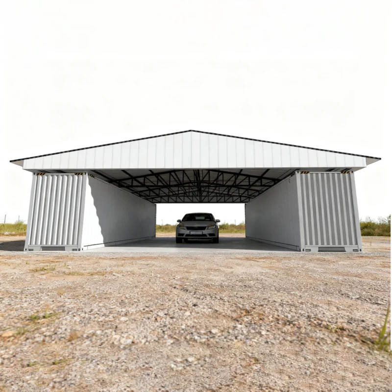 40FT x 36FT Container Roof Kit – Heavy-Duty Steel Shelter (No Containers) - The customer must have unloading capabilities, such as a forklift or crane - Image 6