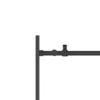 60" W x 76" H Sliding Frameless Shower Door in Matte Black with Clear Glass - Image 7