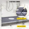 Shower Curb Kit, 38"x60" Watertight Shower Curb Overlay with 4" ABS Central Bonding Flange, 4" Stainless Steel Grate, 2 Cuttable Shower Curb and Trowel, Shower Pan Slope Sticks Fit for Bathroom - Image 4