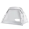 Portable Paint Booth, Larger Spray Paint Tent with Built-in Floor & Mesh Screen, Painting Tent Station for Furniture DIY Hobby Tool, 7.5x5.2x5.2ft Spray Paint Shelter - Image 2