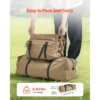 Hot Tent for 4 Persons, Portable Winter Tipi Tent with Stove Jack, Waterproof Canvas Camping Tents, Lightweight 4 Season Shelter Tents for Hiking Fishing Backpacking, M Size - Image 2