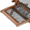 folding roping wood chair - Image 2